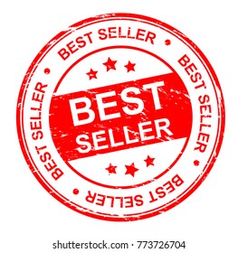 Best Seller Stamp,vector Illustration