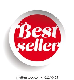 Best Seller sticker vector