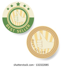"BEST SELLER" Tag vector