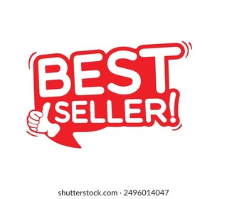 Best Seller Vector Isolated with white background 