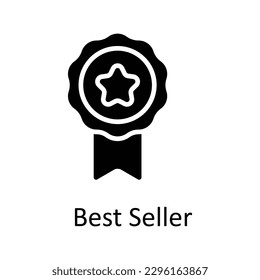 Best Seller Vector    Solid Icons. Simple stock illustration stock