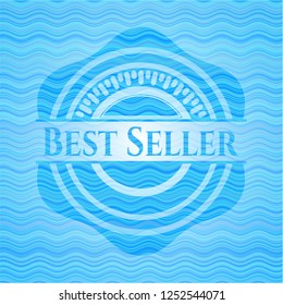 Best Seller water wavec oncept emblem.