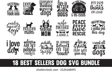 Best Sellers Dog SVG Bundle