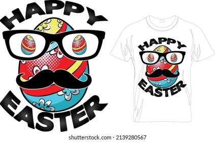 Best Selling Easter festive t-shirt design print ready. eps
