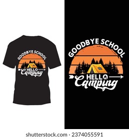 BEST SELLING OUTDOOR CAMPING T-SHIRT DESIGN