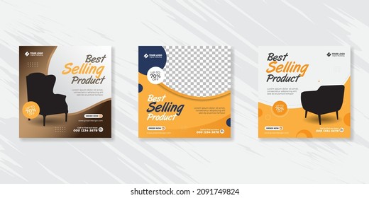 Best Selling Product Social Media Banner Template