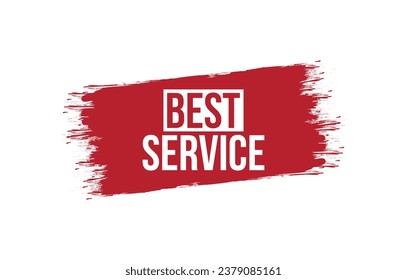 best service banner design. best service icon. Flat style vector illustration.