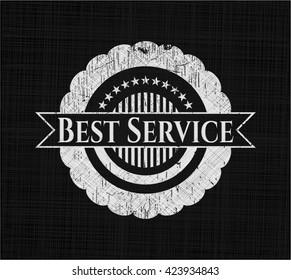 Best Service chalk emblem