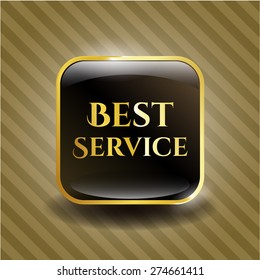Best service gold emblem