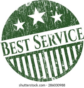 Best Service grunge seal