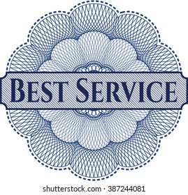 Best Service linear rosette