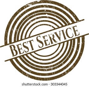 Best Service rubber stamp
