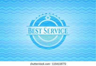 Best Service water emblem.