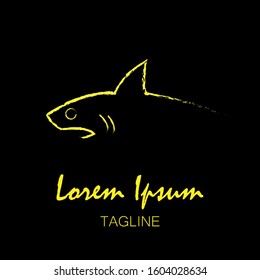 the best shark logo for your company, cool shark logo design, the concept of a shark logo for your business