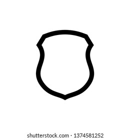 best shield icon in trendy flat style 