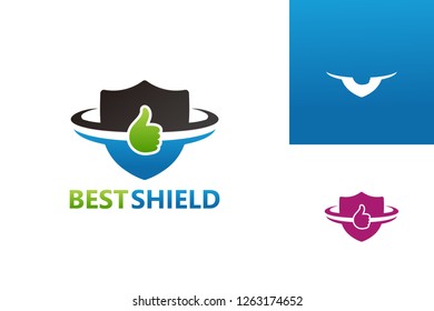 Best Shield Logo Template Design Vector, Emblem, Design Concept, Creative Symbol, Icon