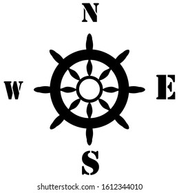 The best Ship Steering Wheel icon vector, illustration logo template in trendy style. Suitable for many purposes. EPS10