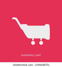 The best Shopping Cart icon vector. Symbol illustration in unique trendy style. From Online Store icons theme collections. Suitable for many purpose.