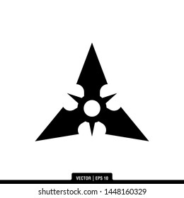 The best of Shuriken icon vector, illustration logo template in trendy style. Suitable for many purposes.
