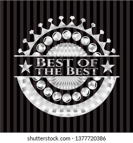 Best of the Best silver emblem or badge