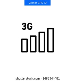The Best Simple Signail Icon Vector Broadcast Signal Strength Wifi