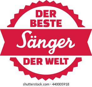 Best singer in the world german