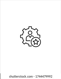 best skill icon,vector best line icon.