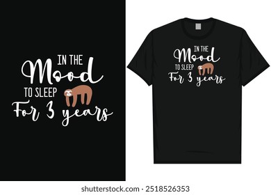 Best sloth sleep mode on lazy mode on slow slowly jungle wildlife rainforest animal typography graphics tshirt design