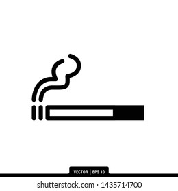 The best of Smoke icon vector, illustration logo template in trendy style. Suitable for many purposes.
