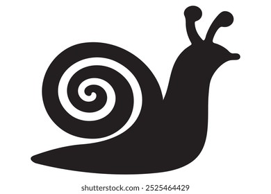 Best Snail logo 02 silhouette vector design