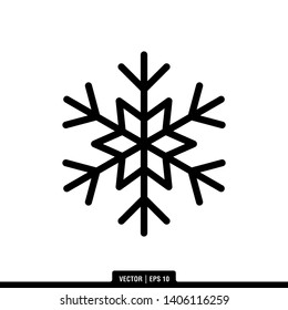 The best snowflake icon vector, illustration logo template in trendy style. Can be used for many purposes.
