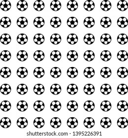 The best soccer ball icon vector seamless pattern. Can be used for many purposes.