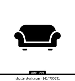 Die beste Sofa-Ikone Vektorillustration, Illustration Logo Vorlage im trendigen Stil. Kann für viele Zwecke verwendet werden.
