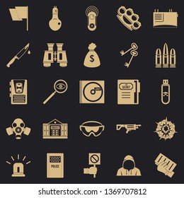 Best software icons set. Simple set of 25 best software vector icons for web for any design