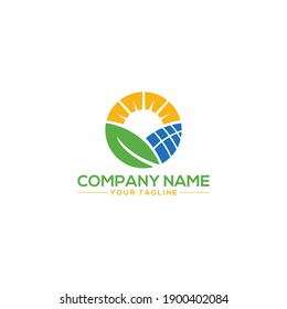 Best Solar panel Logo Energy logo Vector Solar Business logo Abstract 
