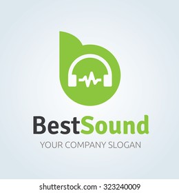 Best Sound,Sound Logo,Vector Logo Template