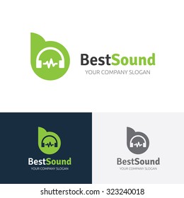 Best Sound,Sound Logo,Vector Logo Template