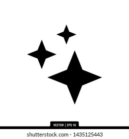 The best of Sparkle icon vector, illustration logo template in trendy style. Suitable for many purposes.
