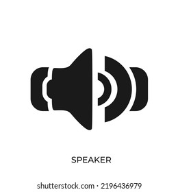 The best Speaker icon vector. Symbol illustration in unique trendy style. From Computer Operating System icons theme collections. Suitable for many purpose.