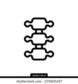 The best Spine icon vector, illustration logo template in trendy style. Suitable for many purposes.