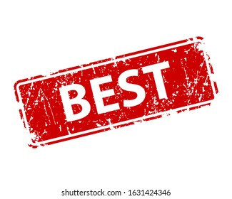 Best stamp vector texture. Rubber cliche imprint. Web or print design element for sign, sticker, label