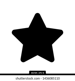 The best of Star icon vector, illustration logo template in trendy style. Suitable for many purposes.
