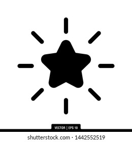 The best of Star icon vector, illustration logo template in trendy style. Suitable for many purposes.
