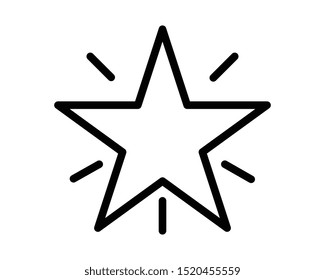 Best Star Icon Vector Illustration Line Style. EPS 10