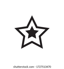 Ilustración del vector de icono de la mejor estrella