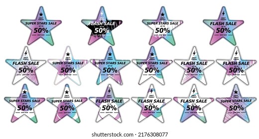 Best Stars Price tags sticker. Price labels with various shapes. Sticker shapes for design mockups. Price tags stickers for preview tags, labels, price tags, coupons and discount