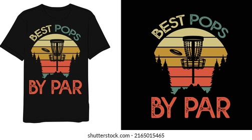 Best Stepdad By Par Vintage T-shirt Design 