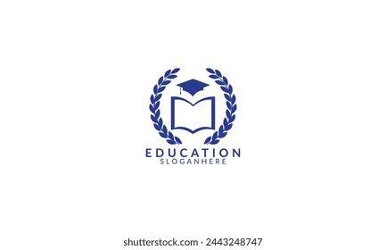 Best student with book logo vector. 