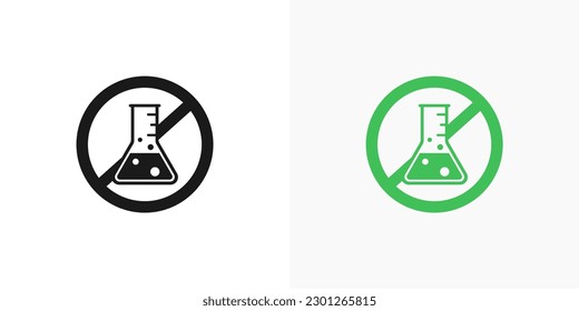 Best Sulfate free icon or Sulfate free sign vector isolated in flat style. Simple Sulfate free icon for product packaging design element. Sulfate free sign for packaging design element.