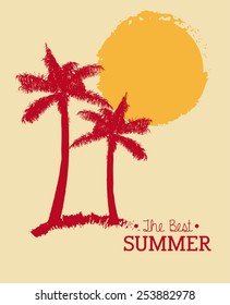 best summer design, vector illustration eps10 graphic 